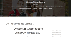 Desktop Screenshot of oneontastudents.com